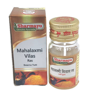 sharmayu-ayurveda-mahalaxmi-vilas-ras-(swarna-yukt)-tablets